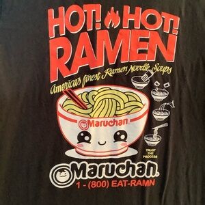 Maruchan Ramen Noodles Black T-Shirt XL 14/16

Length 22”

Width 16”
